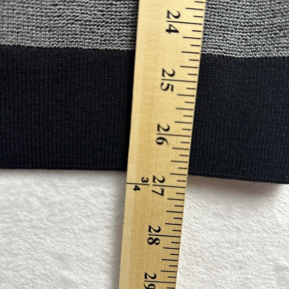 Enrico Rossini Wool Blend 1/4 Quarter Zip Men’s XL Sweater Elbow Patches Gray - Picture 12 of 16